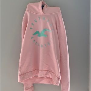 A pink sweatshirt from Hollister